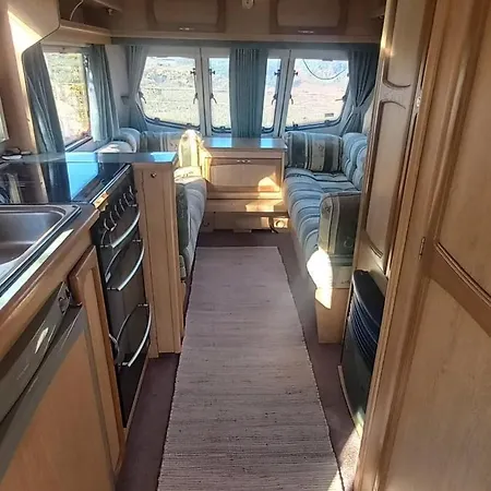 Holiday home A Very Neat Caravan For 4 With Amenities And View Of The Horses
